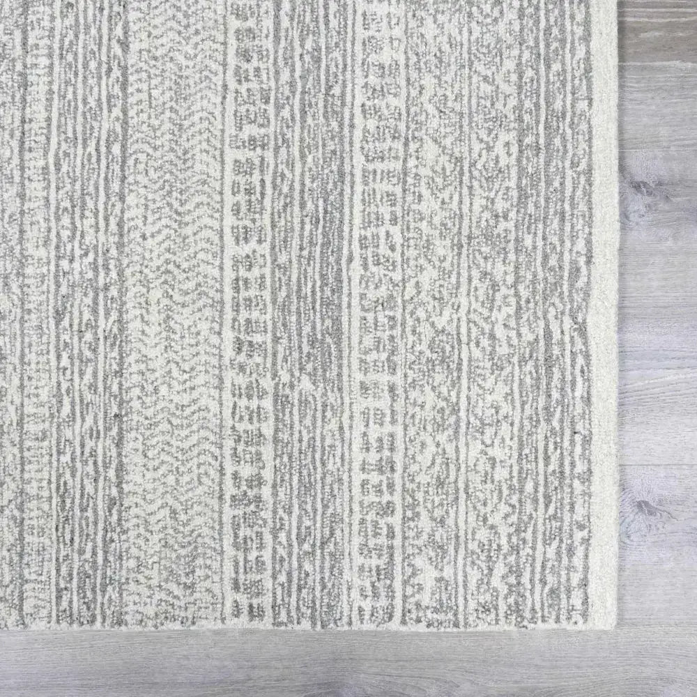 Gray Tufted Maroc Wool Rug - Boutique Rugs