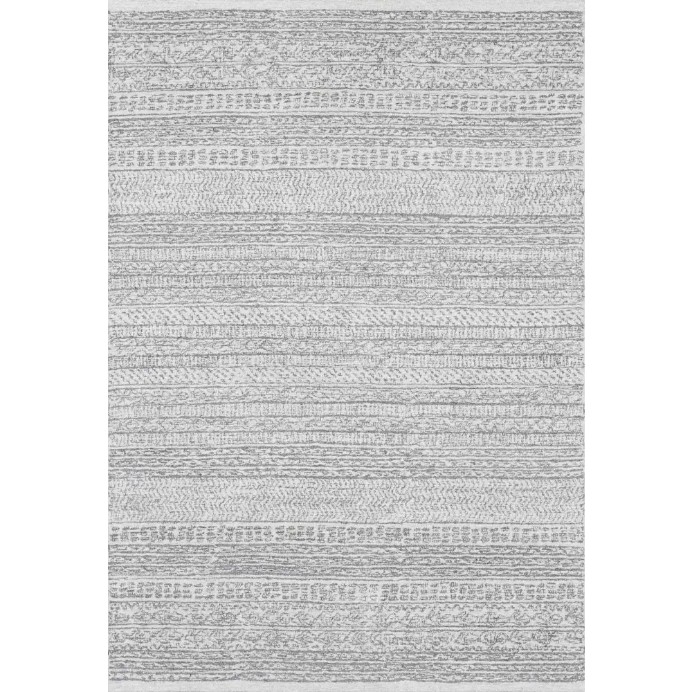 Gray Tufted Maroc Wool Rug - Boutique Rugs