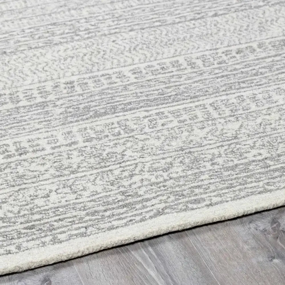 Gray Tufted Maroc Wool Rug - Boutique Rugs