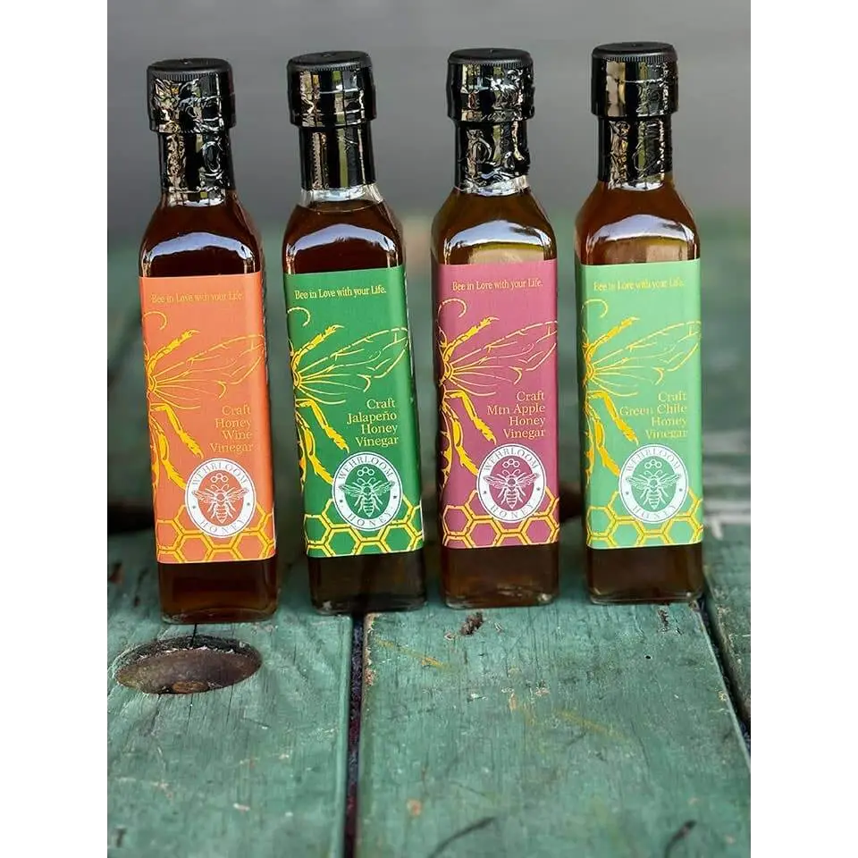 Craft Honey Vinegar - Green Chile - Wehrloom Honey