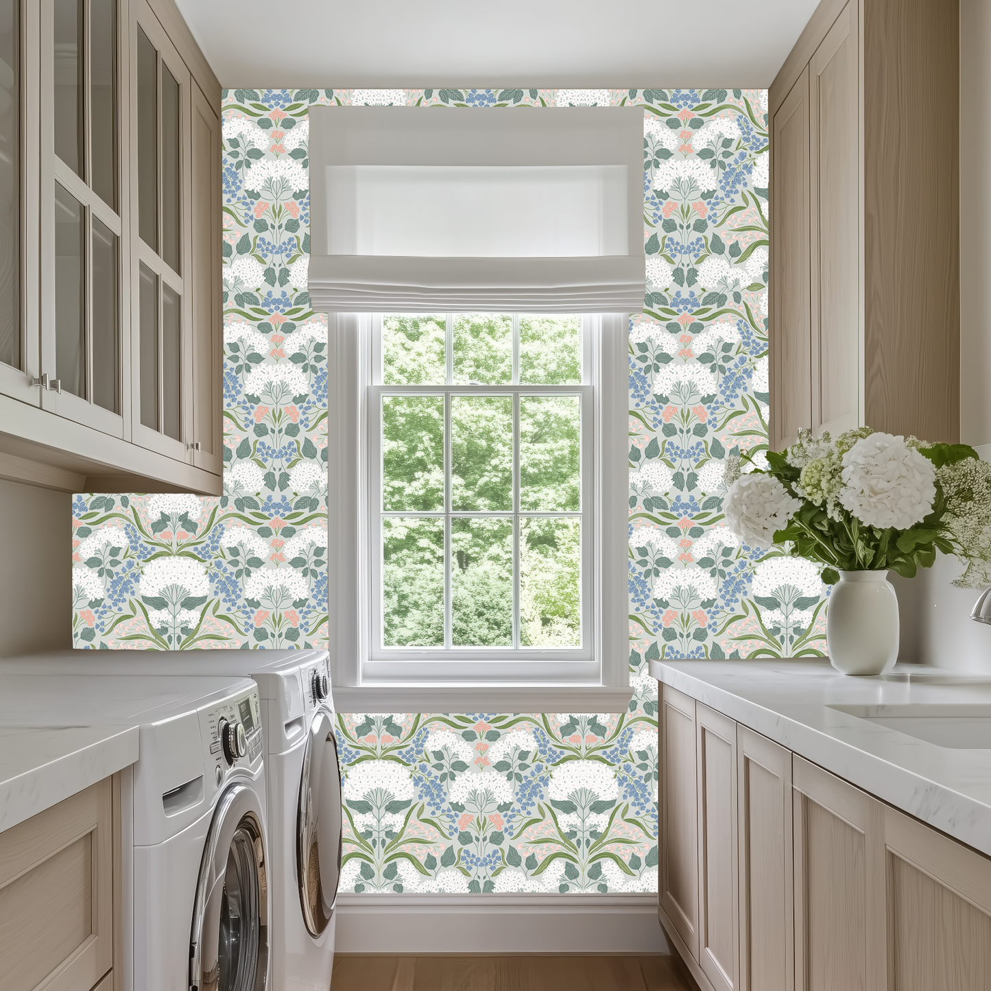 Catherine Floral Wallpaper by Ashton Elizabeth - Loomwell Home Goods