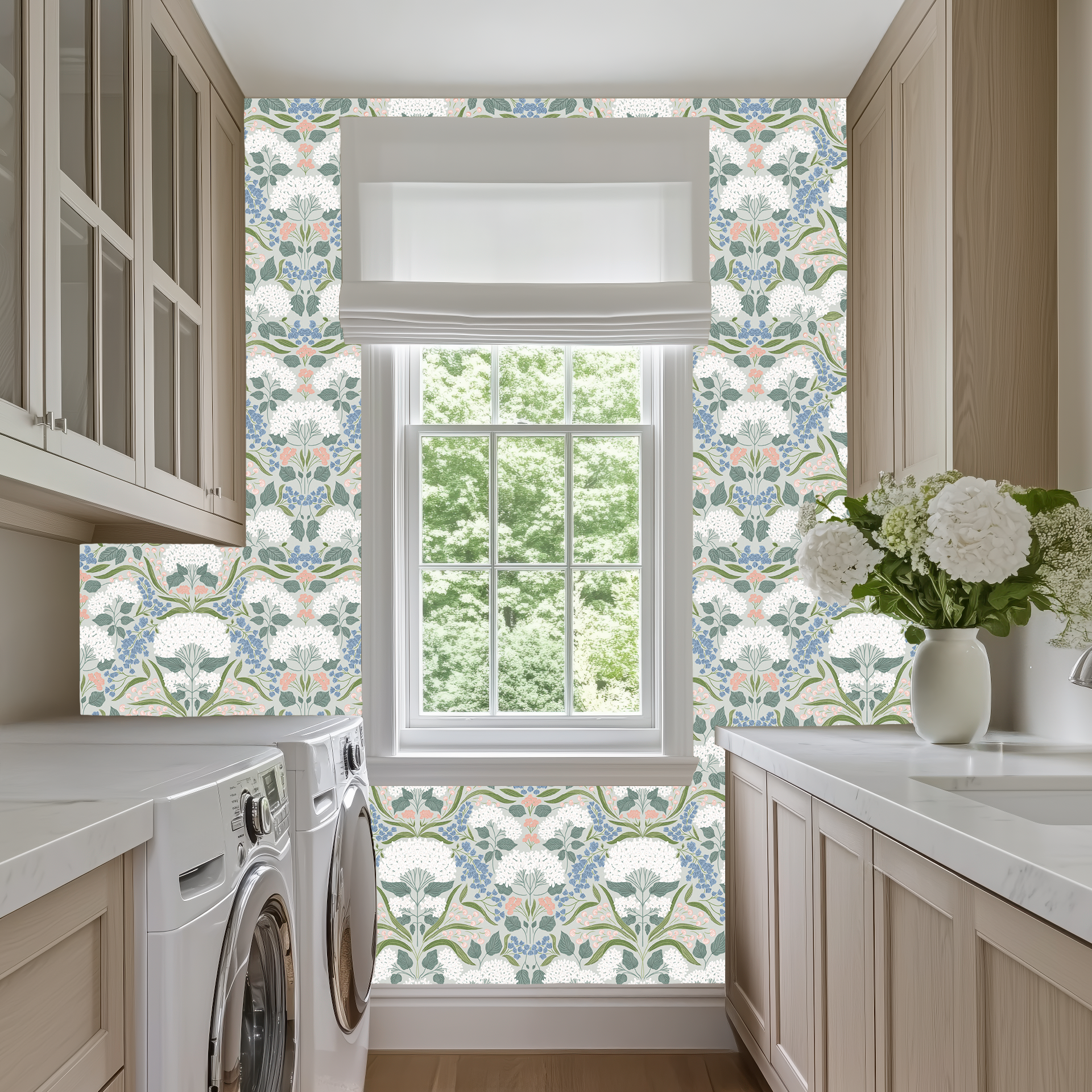 Catherine Floral Wallpaper by Ashton Elizabeth - Loomwell Home Goods