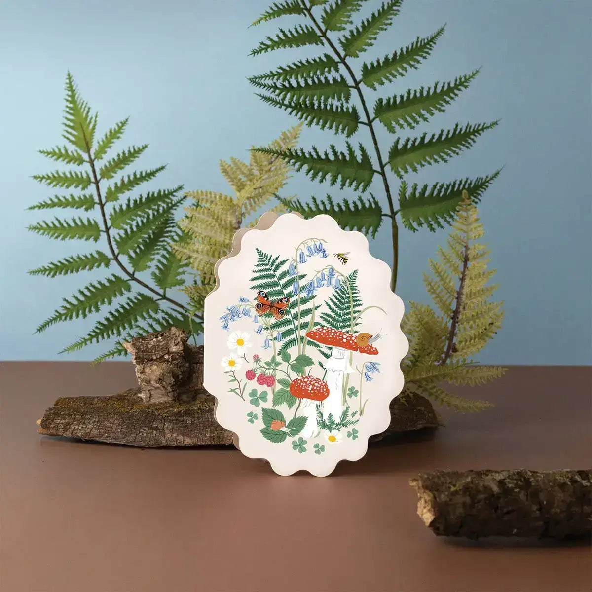 Greeting Card - Woodland with Mushroom - Botanica Paper Co.