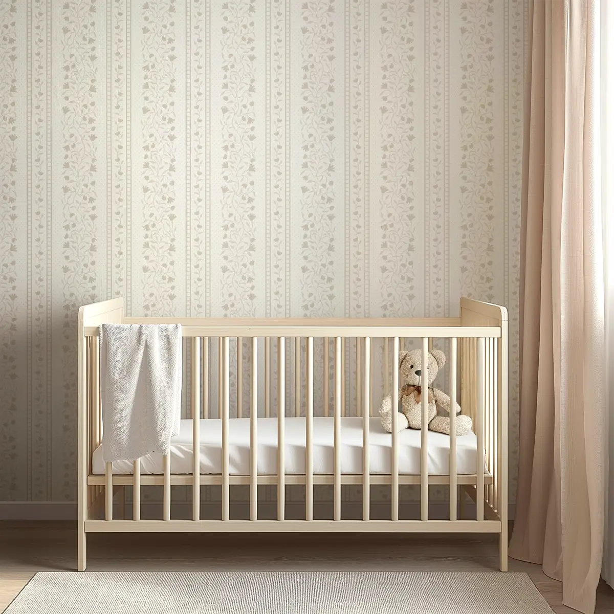 Gretchen Wallpaper - Delicate Cottage Stripe - by Heights Design Studio - Loomwell Home Goods