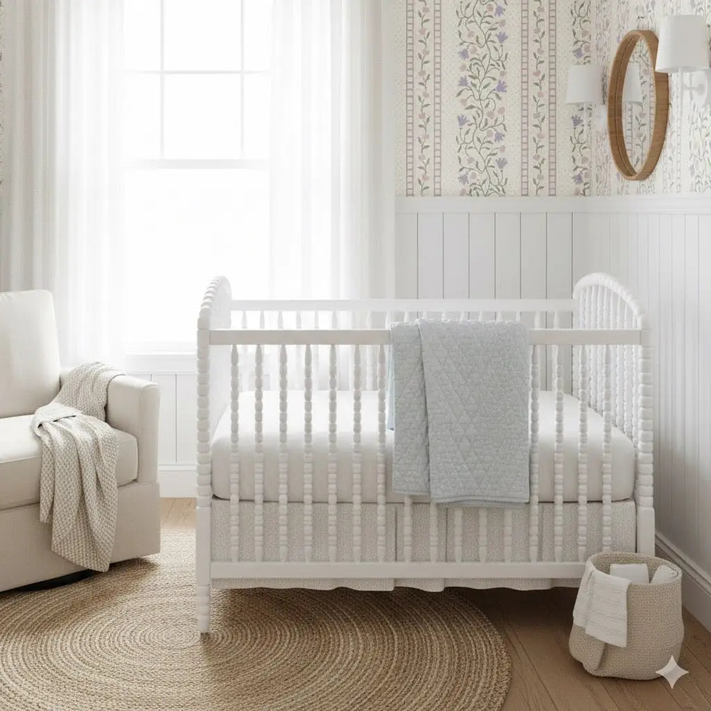 Gretchen Wallpaper - Delicate Cottage Stripe - by Heights Design Studio - Loomwell Home Goods