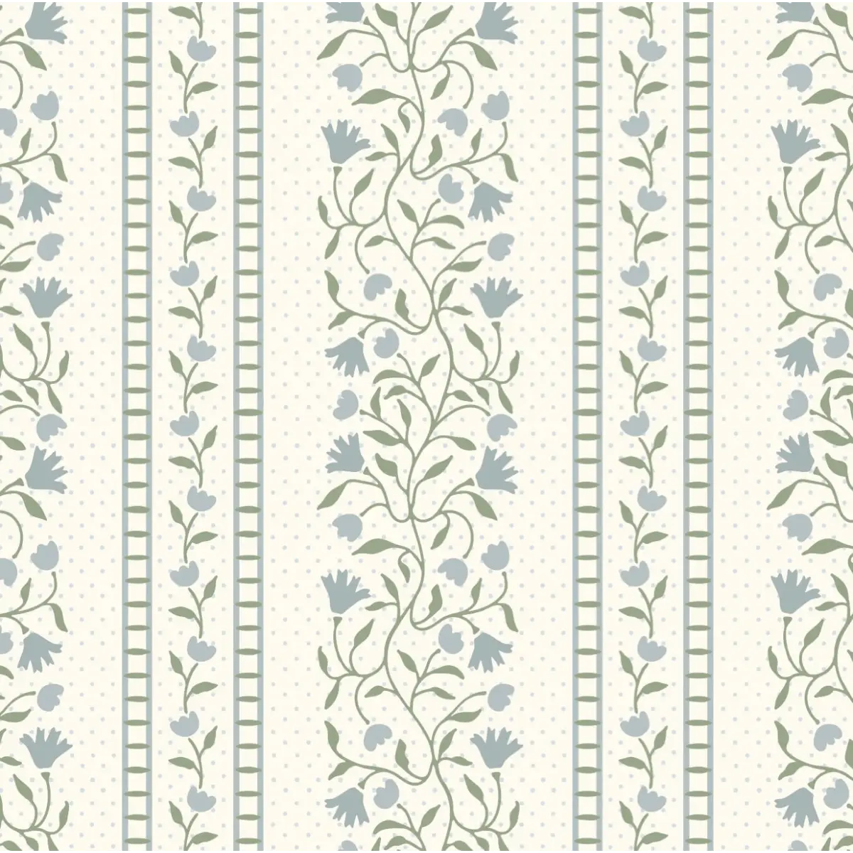 Gretchen Wallpaper - Delicate Cottage Stripe - by Heights Design Studio - Loomwell Home Goods