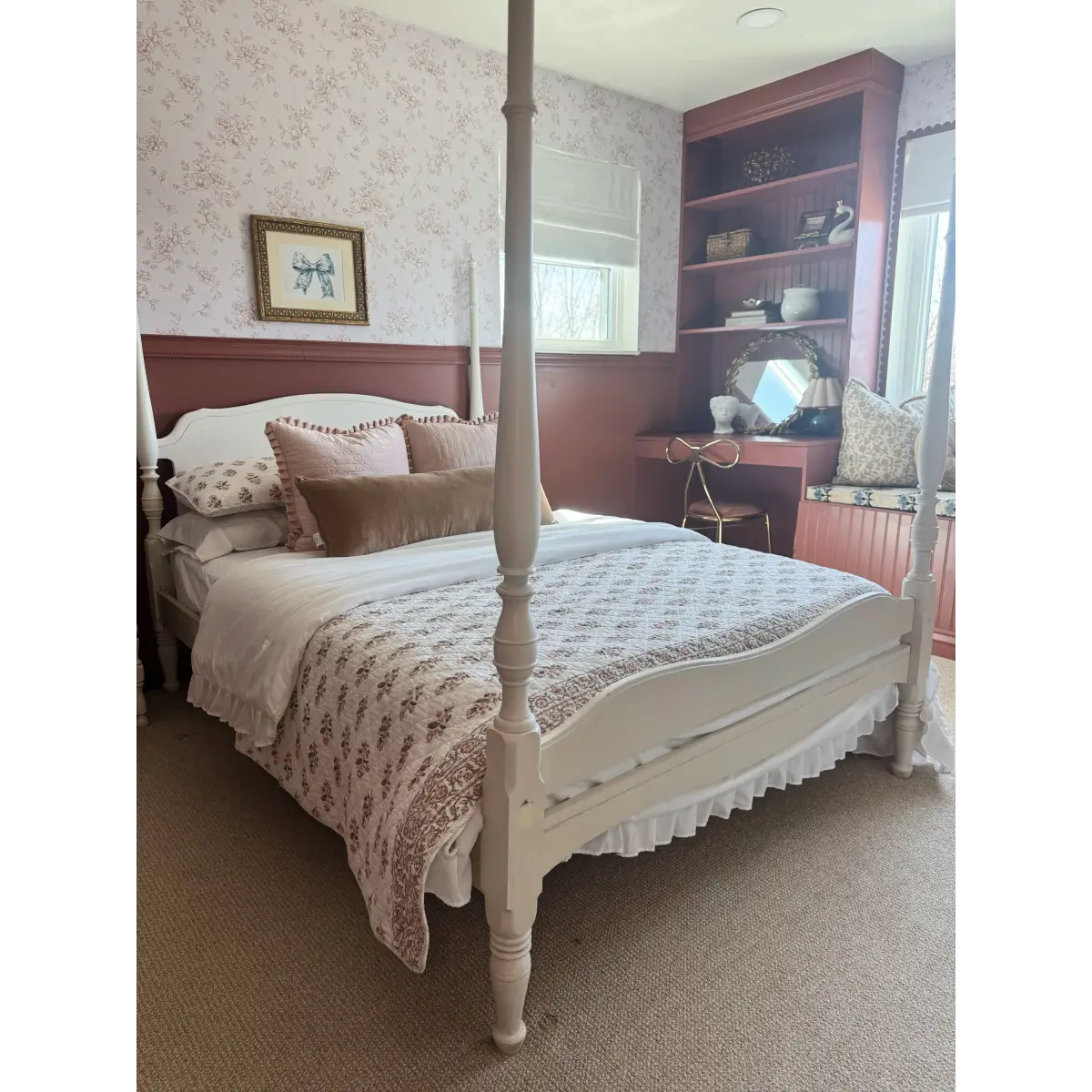 Gretl Wallpaper - Subtle Floral - by Emily Cooper Art - Loomwell Home Goods