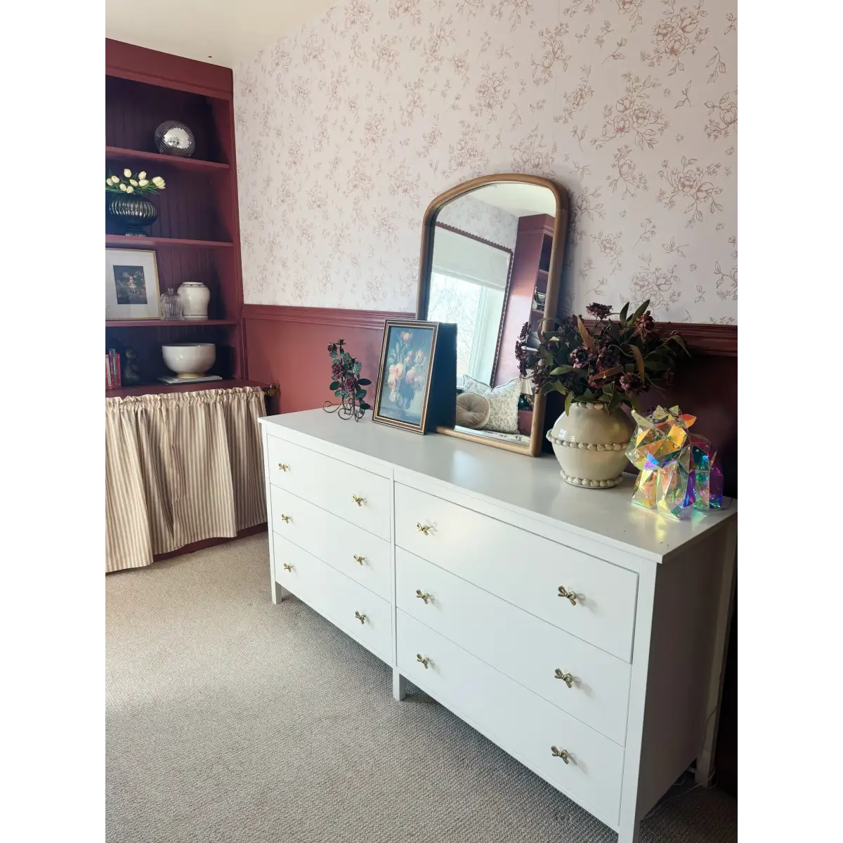Gretl Wallpaper - Subtle Floral - by Emily Cooper Art - Loomwell Home Goods