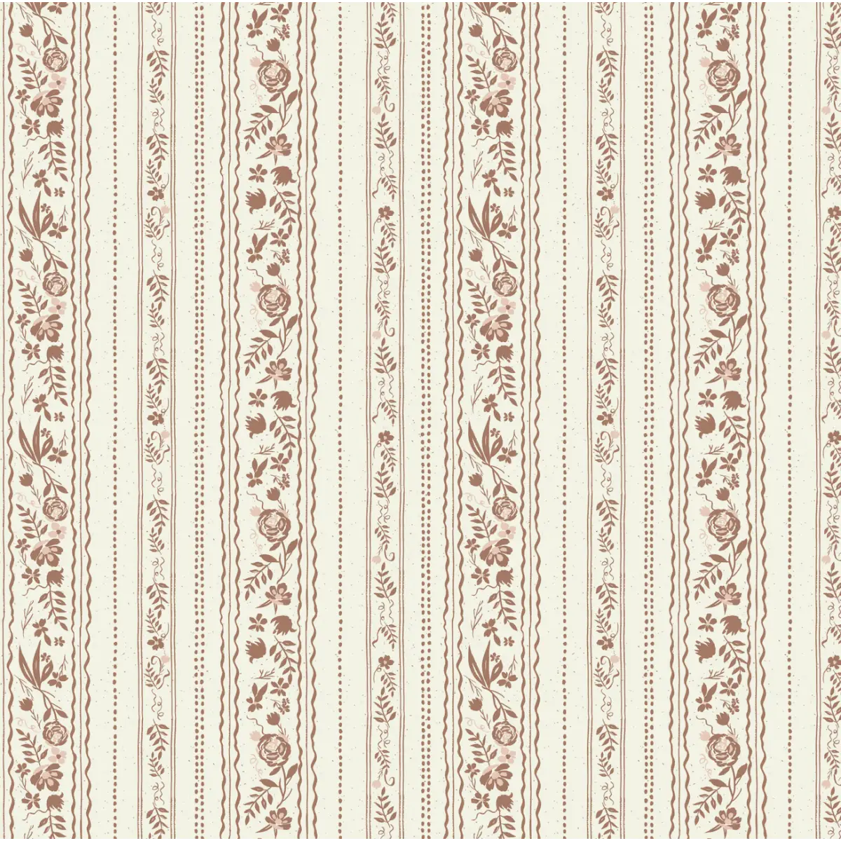 Hallam Wallpaper - Neutral Cottage Stripe - by Jun Shu Create - Loomwell Home Goods