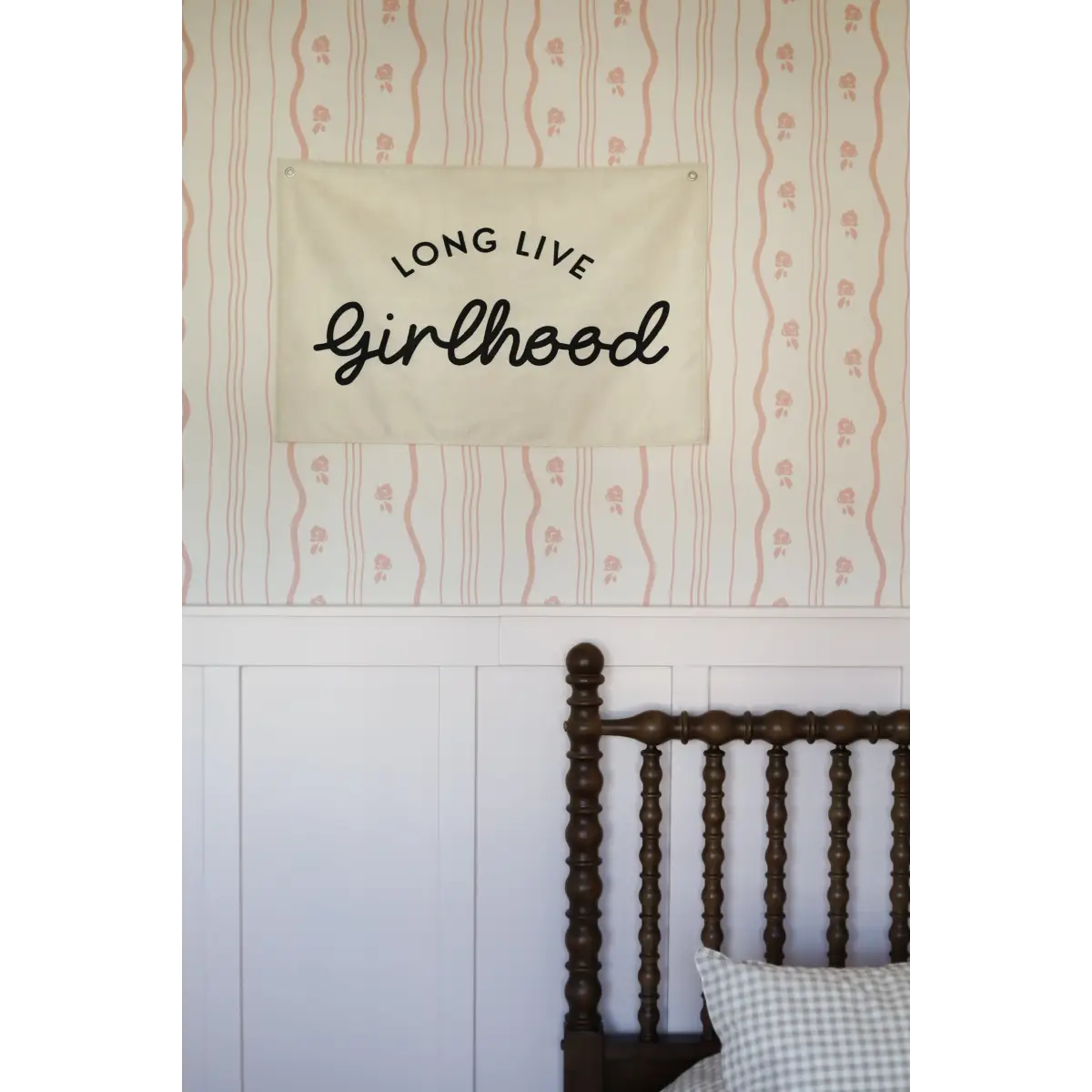 Halle Wallpaper - Sweetest Cottage Stripe - by Gabriela Dachin - Loomwell Home Goods