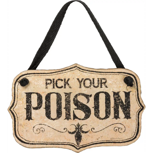 Halloween Ornament - Pick Your Poison - Primitives by Kathy
