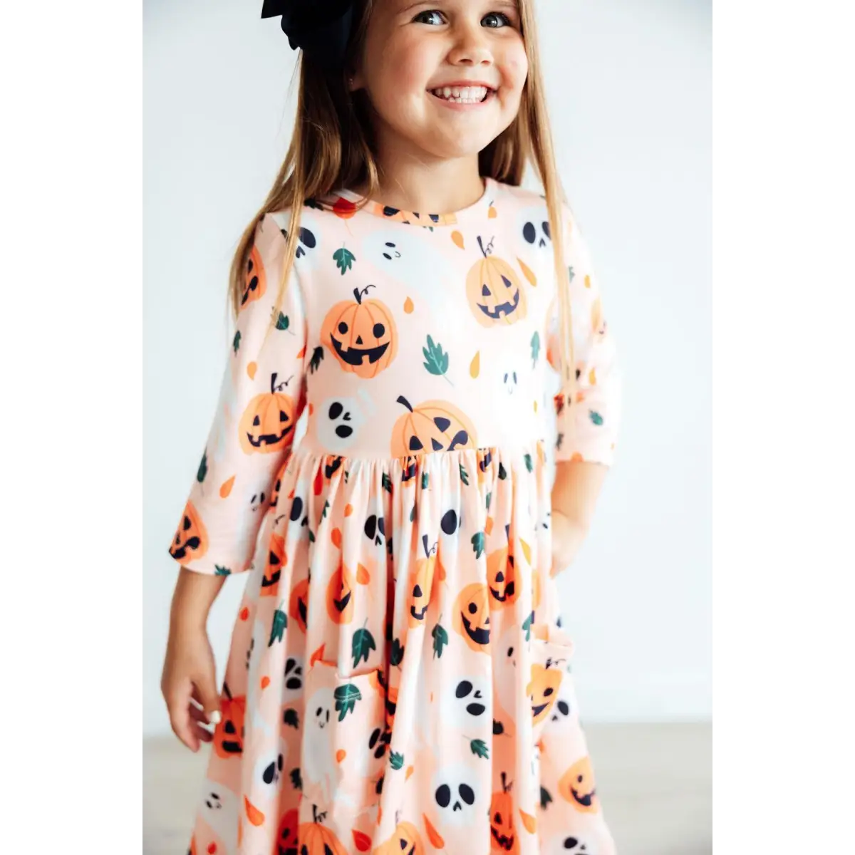 Halloween Pumpkin Twirl Dress - Mila & Rose ®