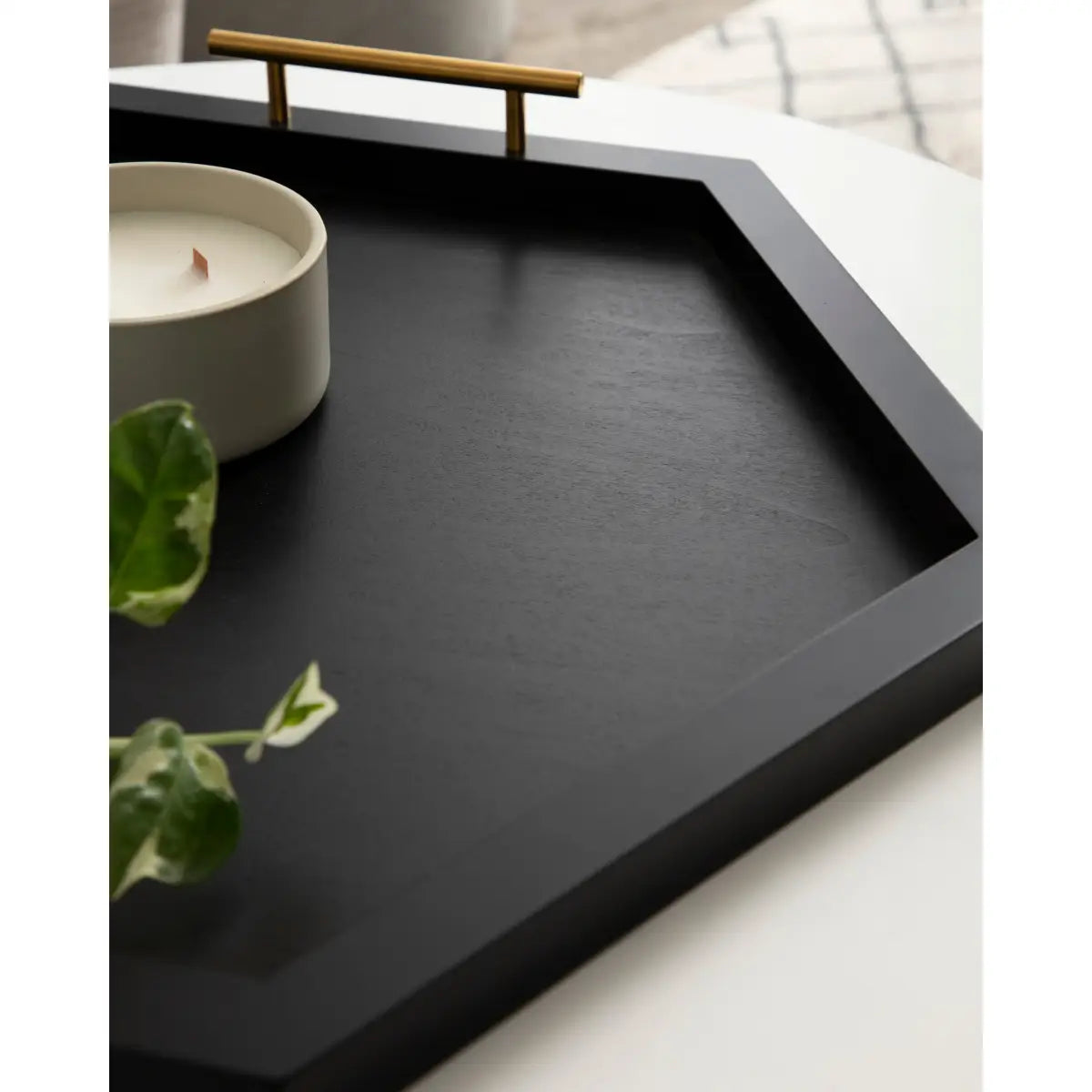 Halsey Hexagon Decorative Tray Organizer - kateandlaurel