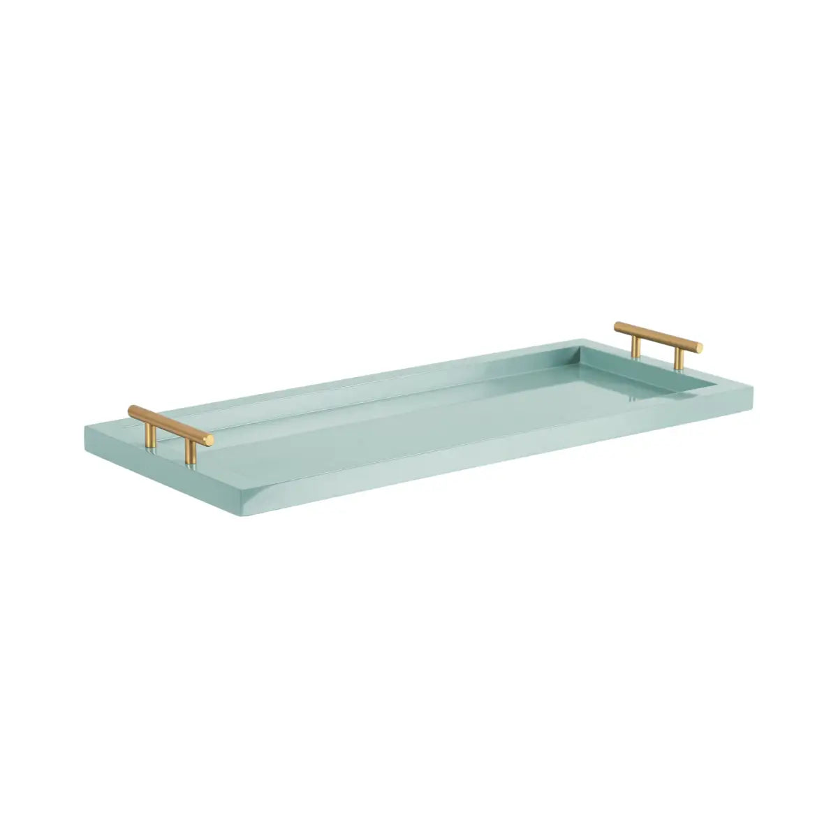 Halsey Rectangle Decorative Tray Organizer - Blue / 10x24 - kateandlaurel