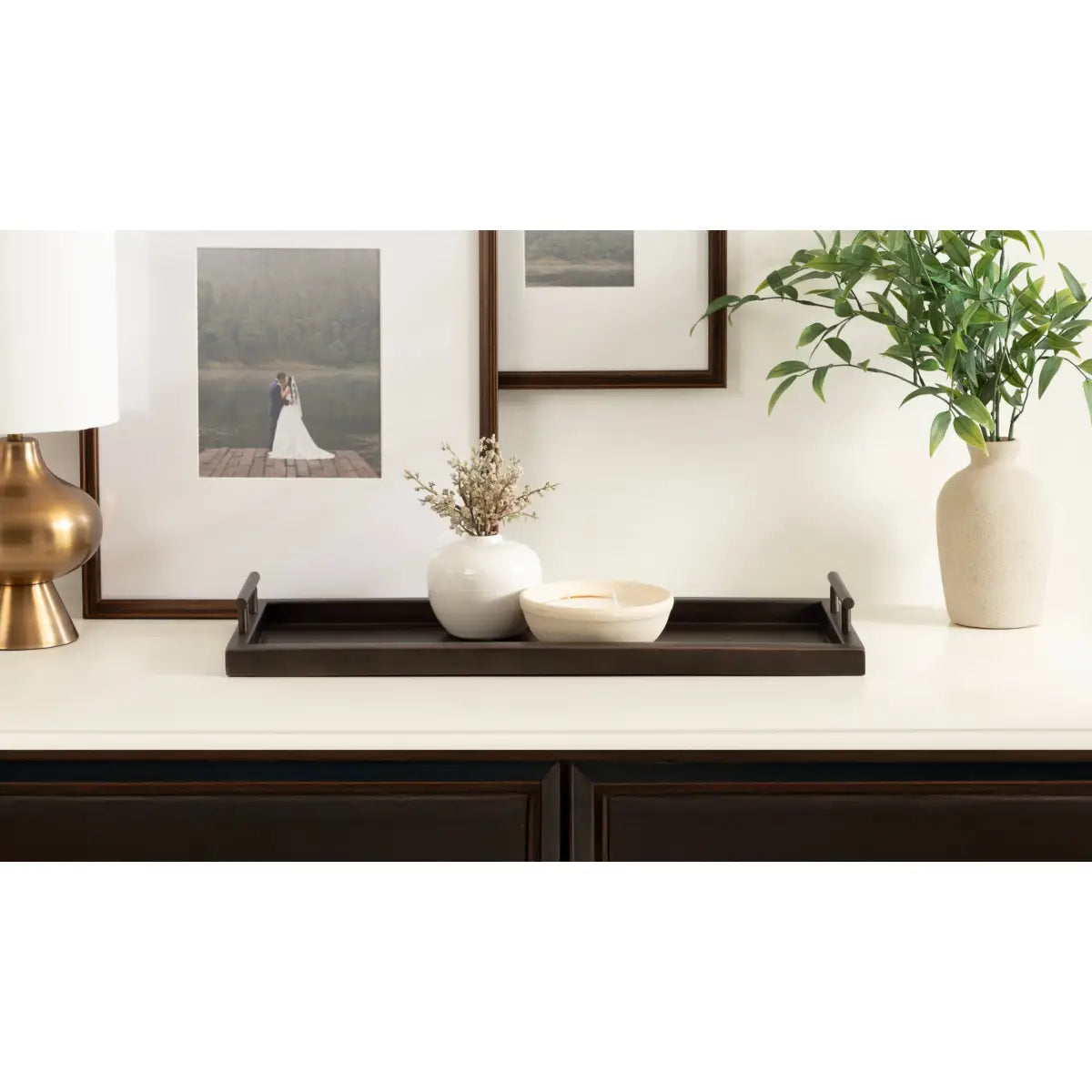 Halsey Rectangle Decorative Tray Organizer - kateandlaurel
