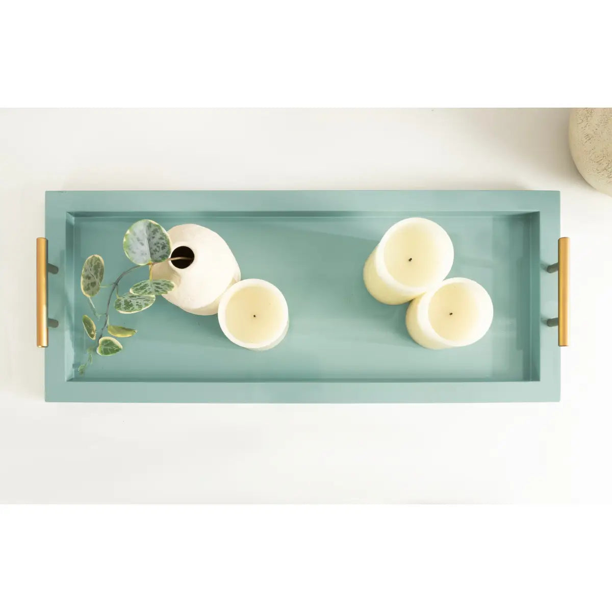 Halsey Rectangle Decorative Tray Organizer - kateandlaurel