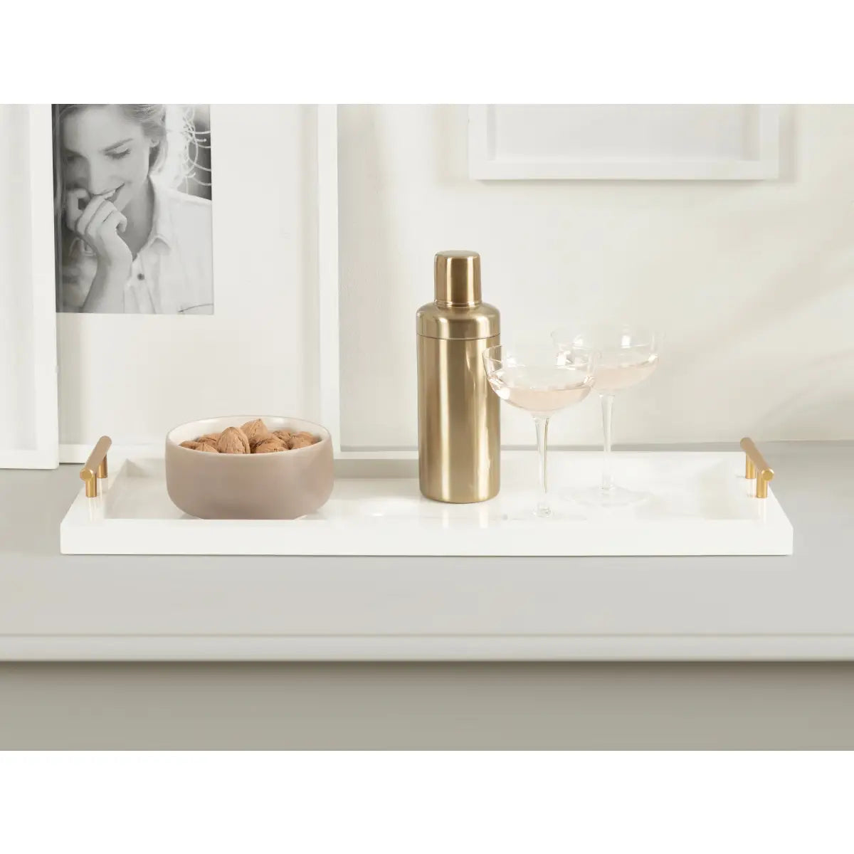 Halsey Rectangle Decorative Tray Organizer - kateandlaurel