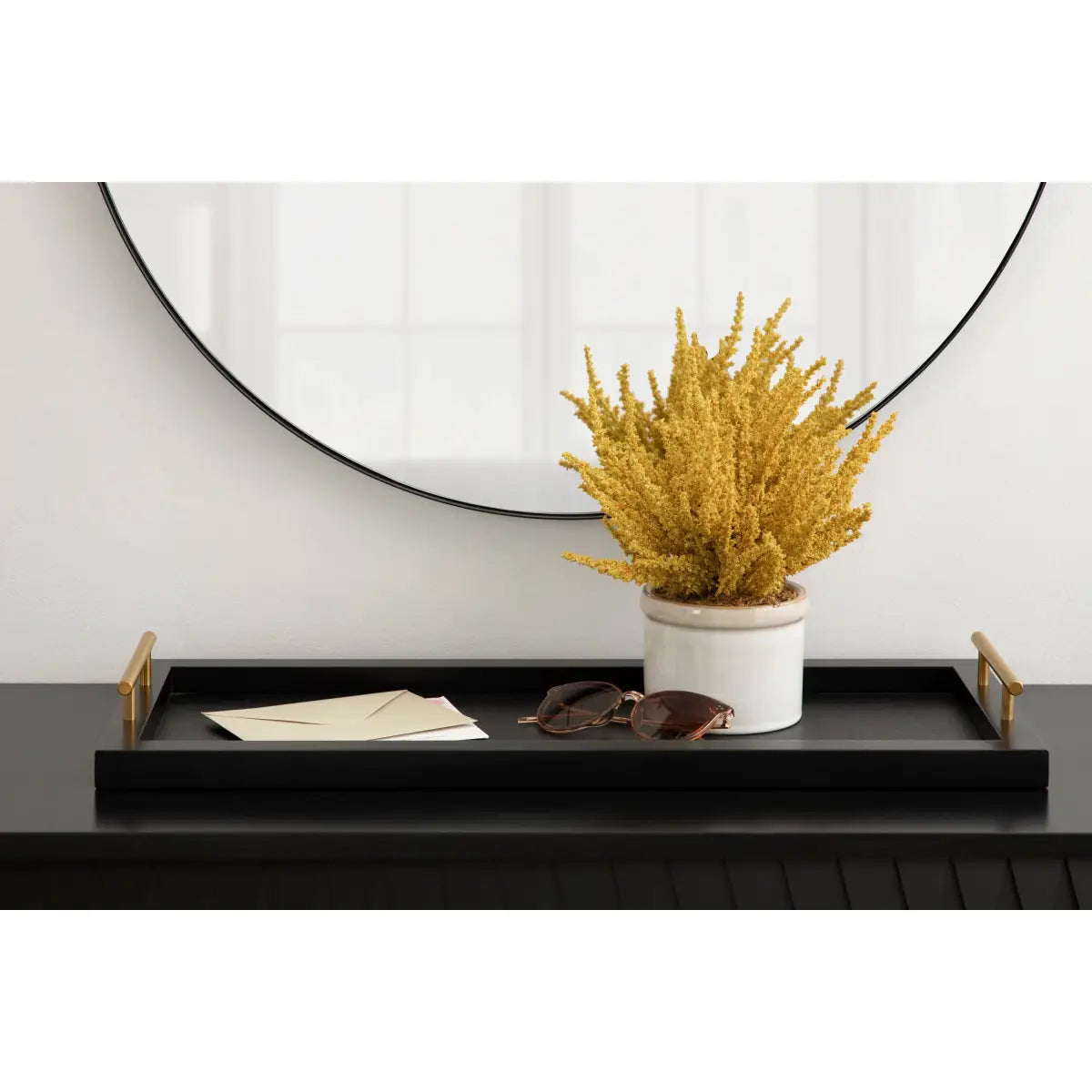 Halsey Rectangle Decorative Tray Organizer - kateandlaurel