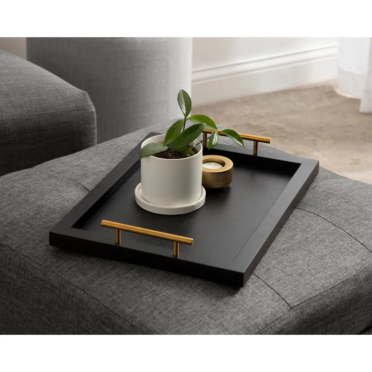 Halsey Rectangle Decorative Tray Organizer - kateandlaurel