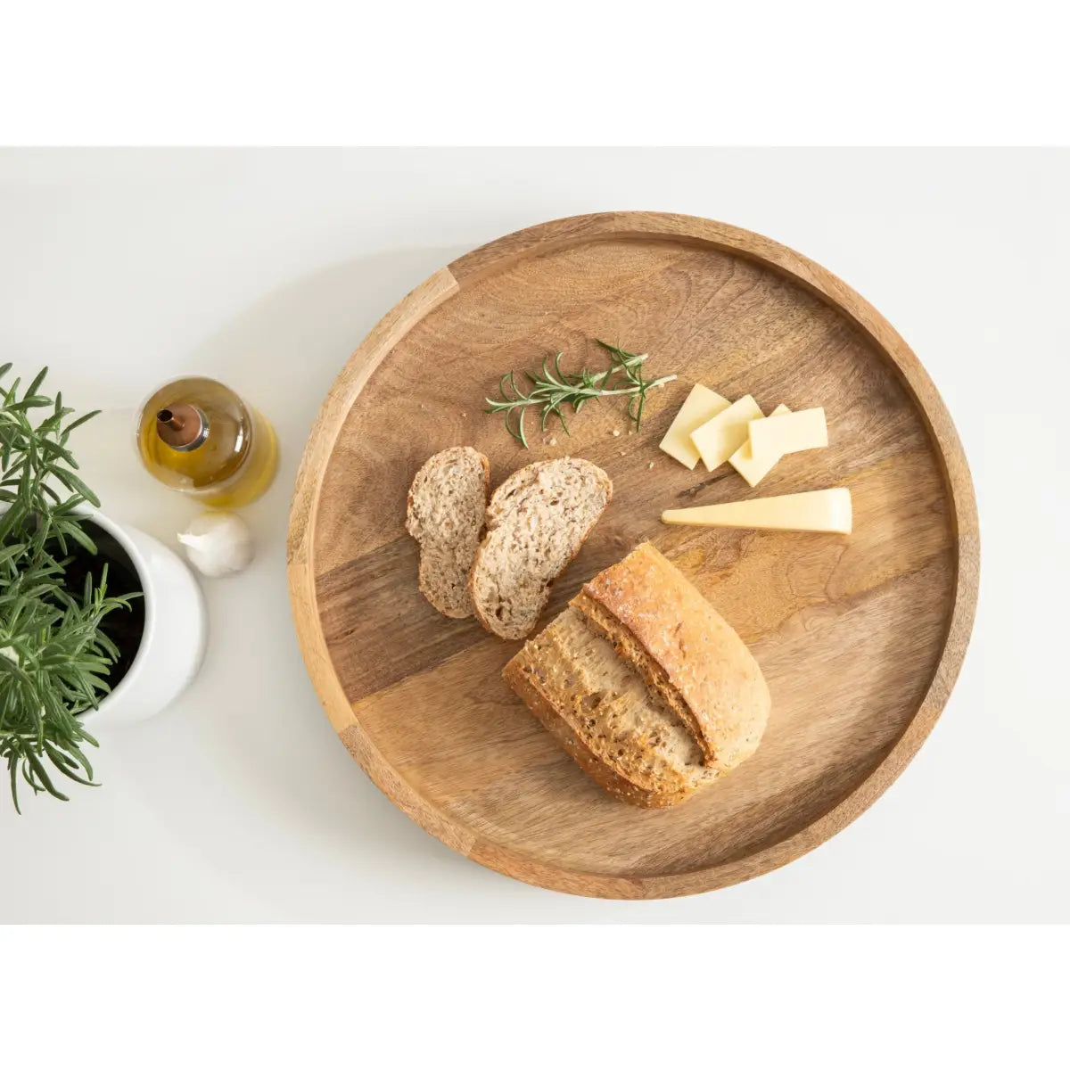 Halsey Round Lazy Susan Tray Organizer - kateandlaurel