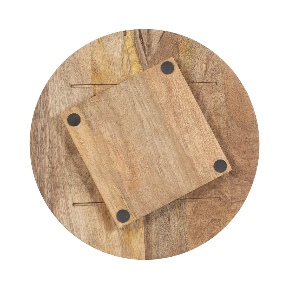 Halsey Round Lazy Susan Tray Organizer - kateandlaurel