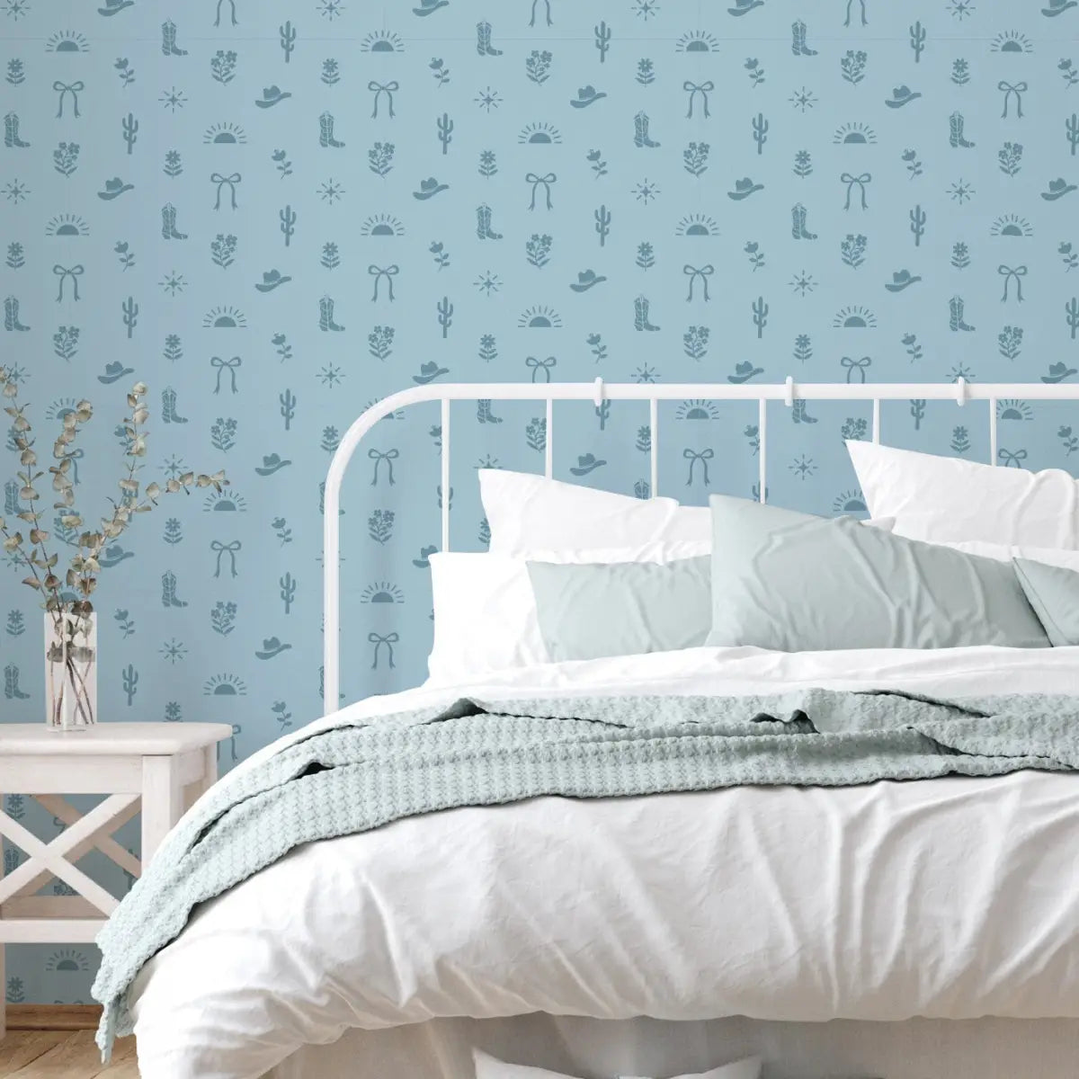 Halston Wallpaper - Cowgirl Western Things - by Danielle Chandler Design - Loomwell Home Goods