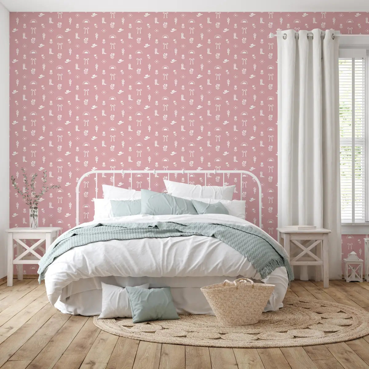 Halston Wallpaper - Cowgirl Western Things - by Danielle Chandler Design - Loomwell Home Goods