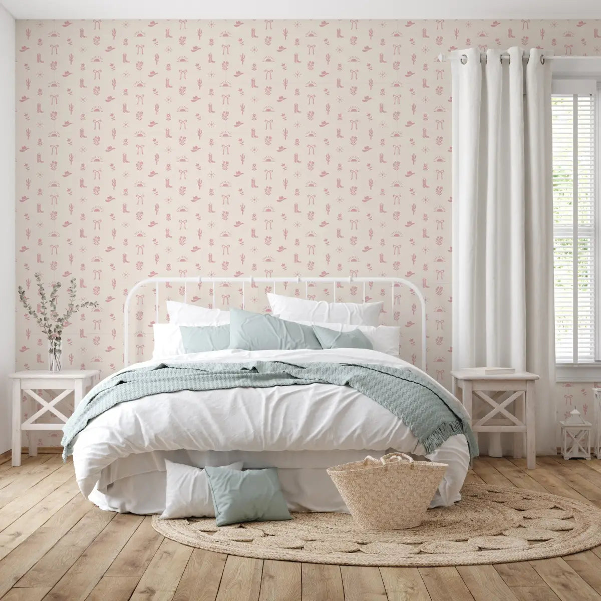 Halston Wallpaper - Cowgirl Western Things - by Danielle Chandler Design - Loomwell Home Goods