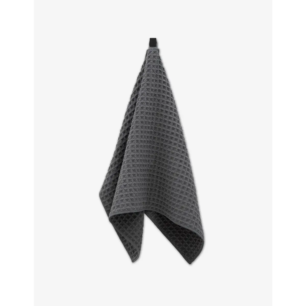 Hand Towel - Charcoal Waffle - Geometry