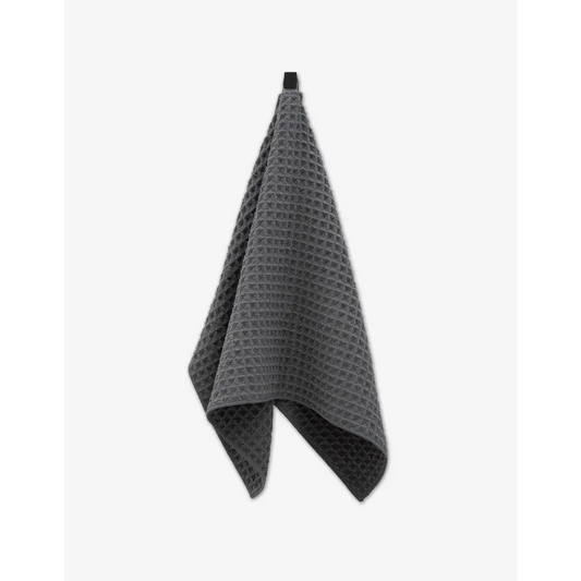 Hand Towel - Charcoal Waffle - Geometry