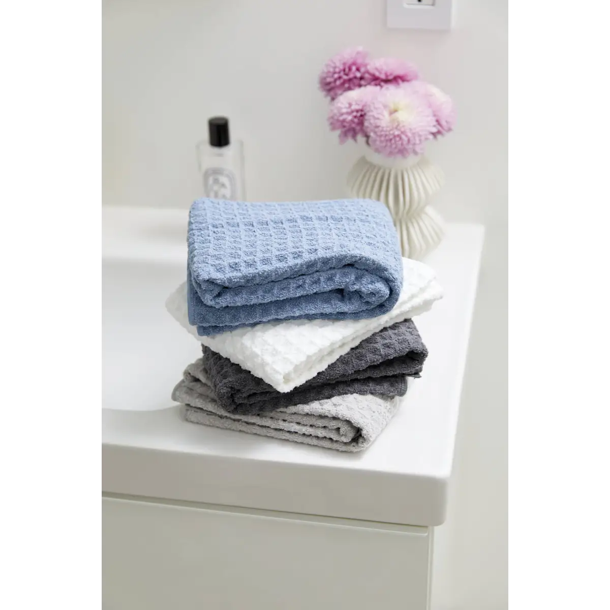 Hand Towel - Cloud Waffle - Geometry