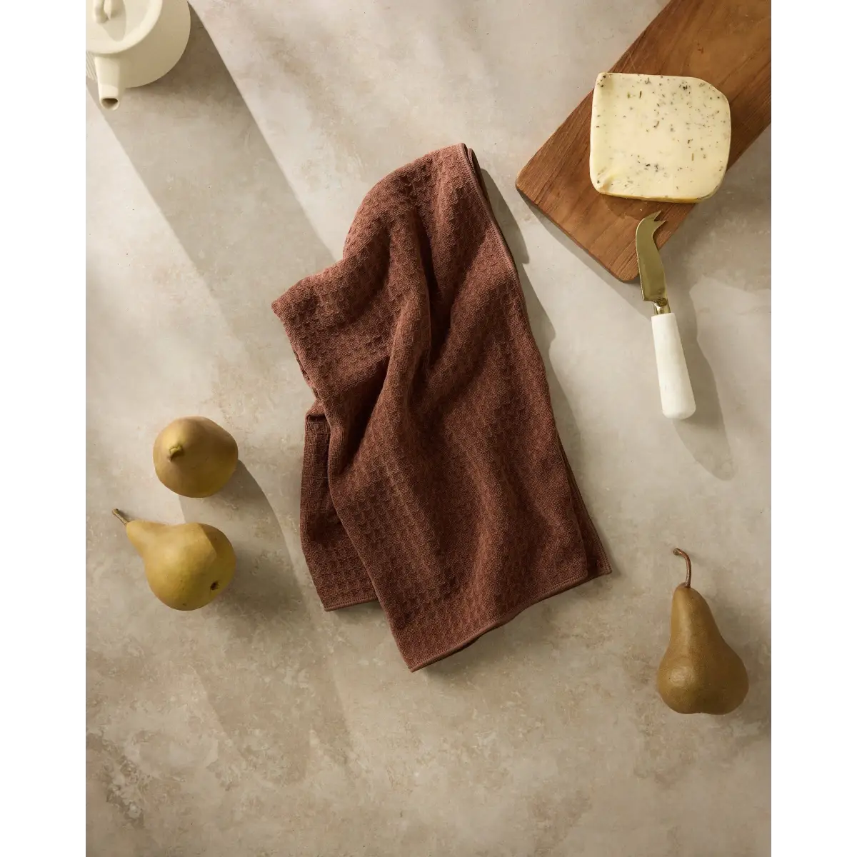 Hand Towel - Maple Truffle - Geometry