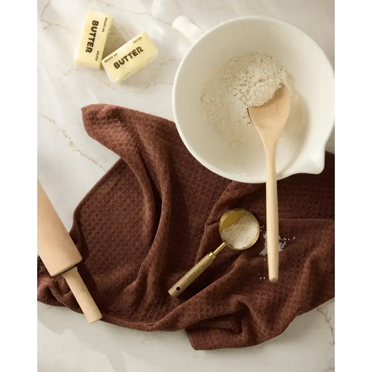 Hand Towel - Maple Truffle - Geometry