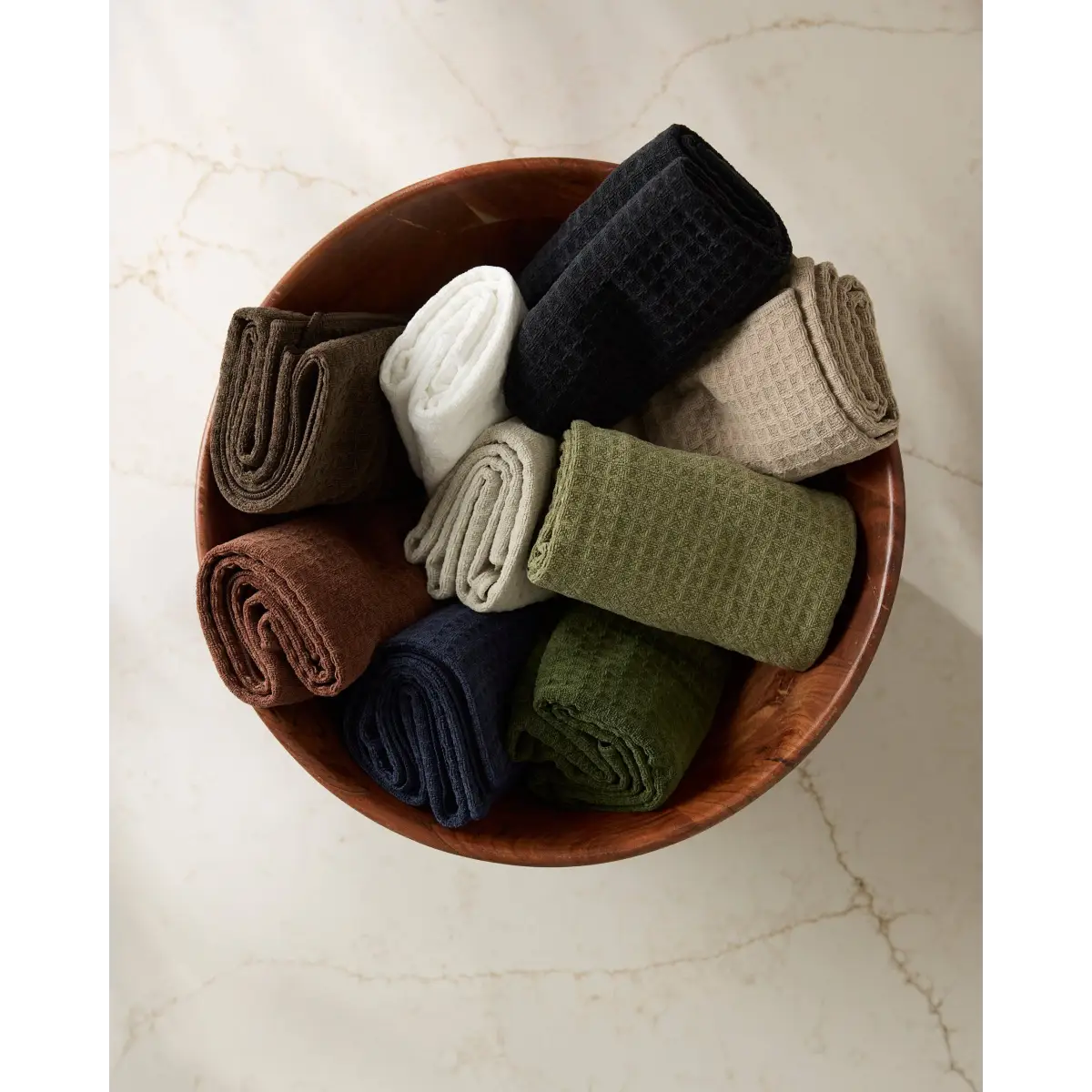 Hand Towel - Salt Truffle - Geometry