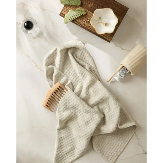 Hand Towel - Vanilla Truffle - Geometry