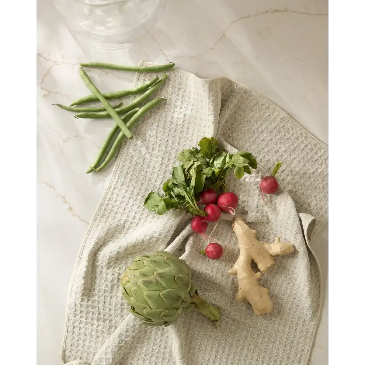 Hand Towel - Vanilla Truffle - Geometry