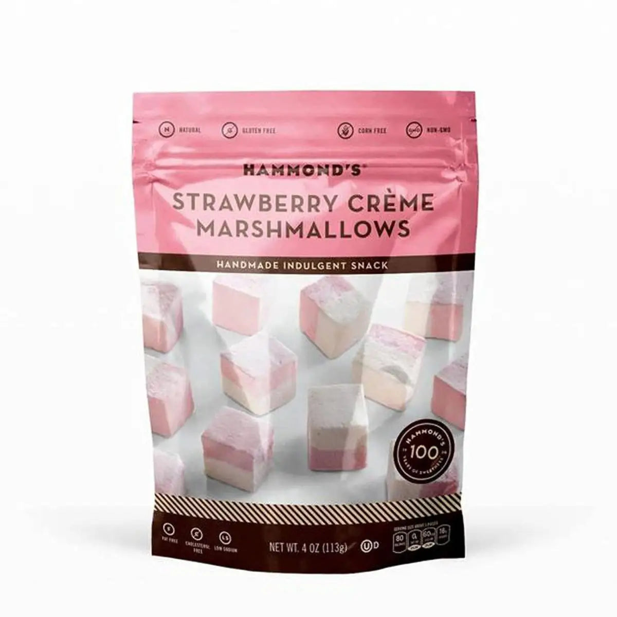 Handmade Marshmallows - Strawberry Crème - All-Natural - Hammond’s Candies