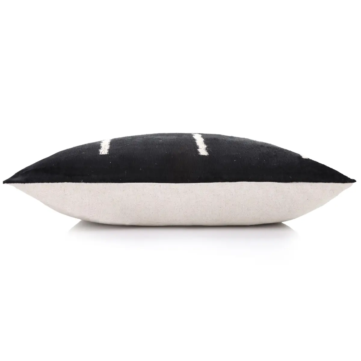 Handmade Black Silk Velvet Pillow 20x20 – Minimalist Modern Designer Cushion - Canvello
