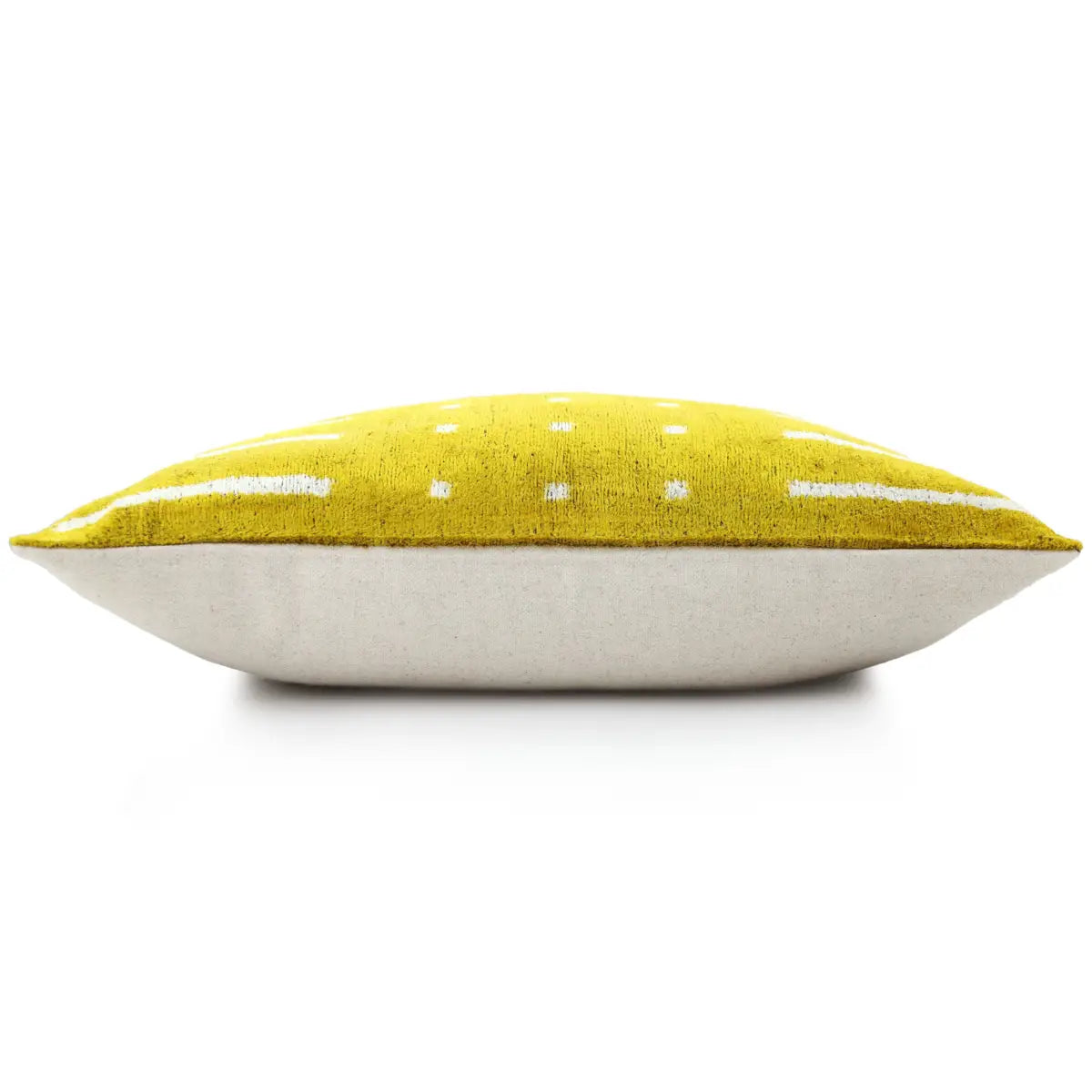 Luxury Velvet Lumbar Pillow - Handmade Mustard Yellow 16x24 – Modern Geometric Designer Cushion - Canvello