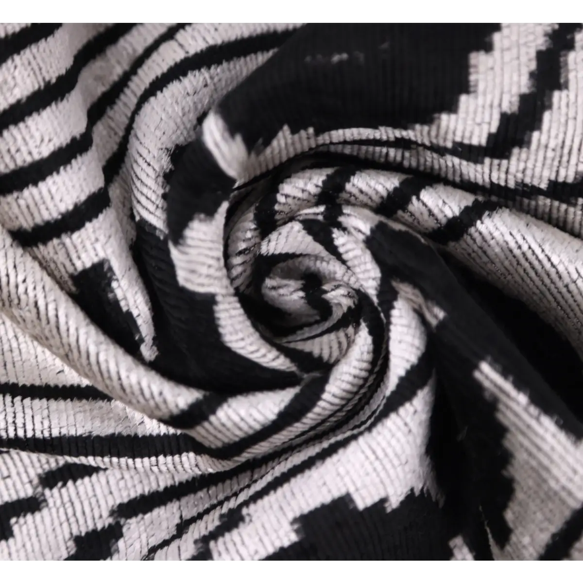 Handmade Silver Black Velvet Lumbar Pillow 16x24 – Modern Geometric Designer Cushion - Canvello