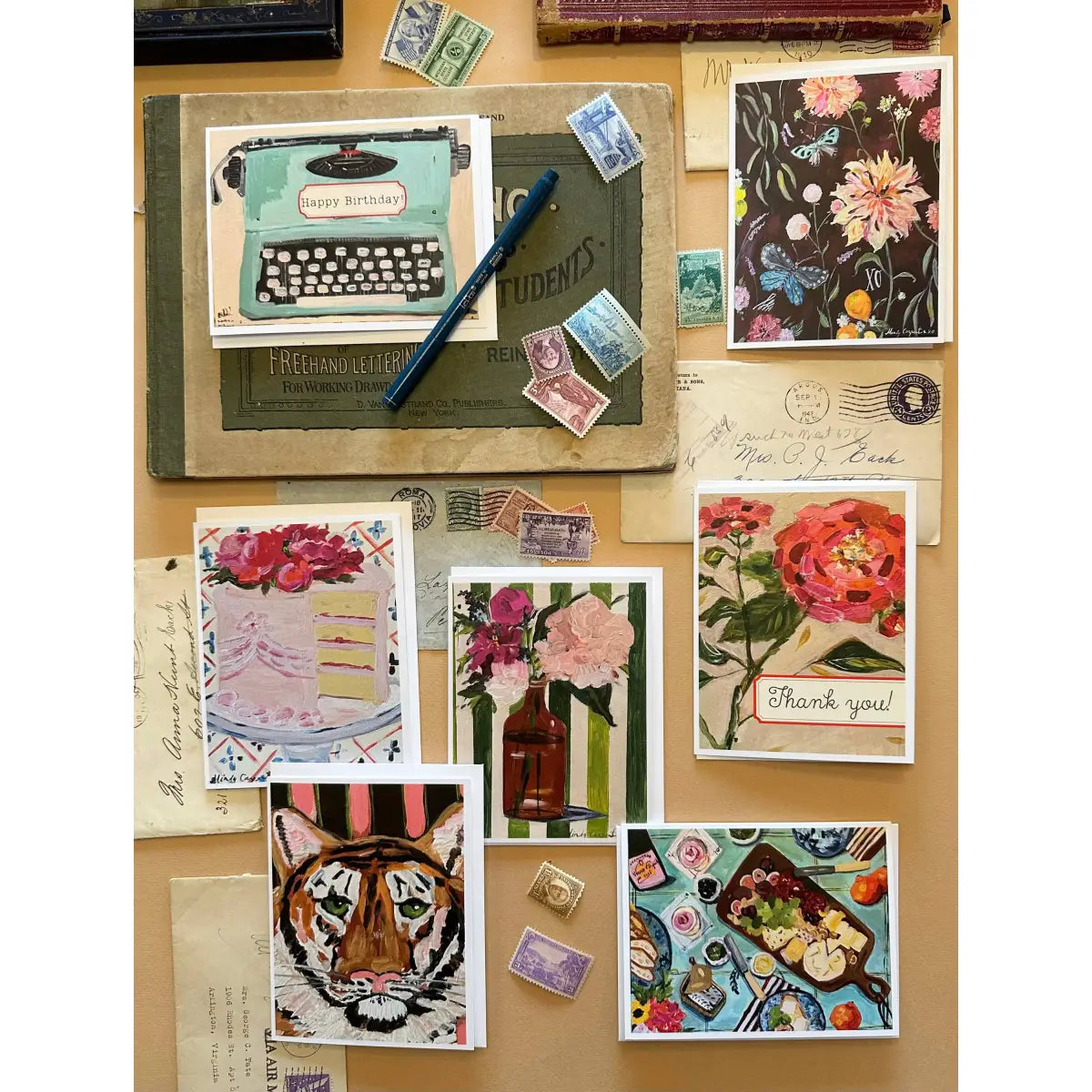 Birthday Greeting Card - Typewriter - Carpe Diem Papers