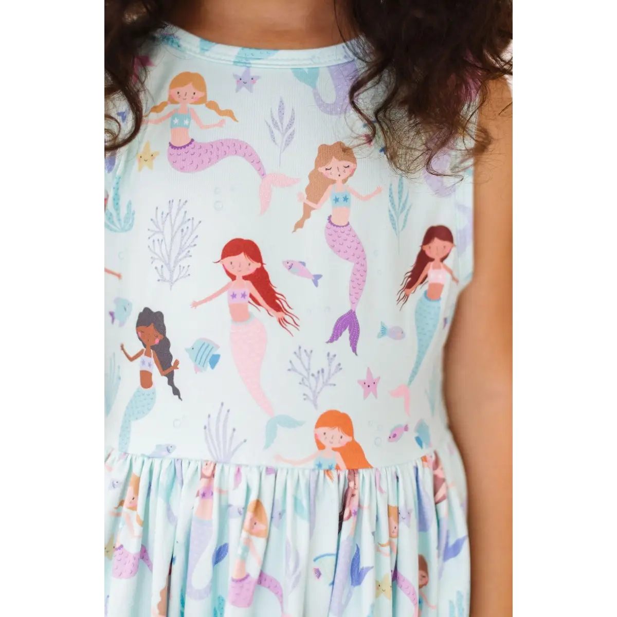 Tank Twirl Dress - Mermaids - Happy as a Clam - 6-12M - Mila & Rose ®