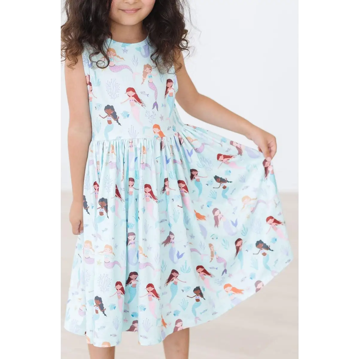 Tank Twirl Dress - Mermaids - Happy as a Clam - Mila & Rose ®