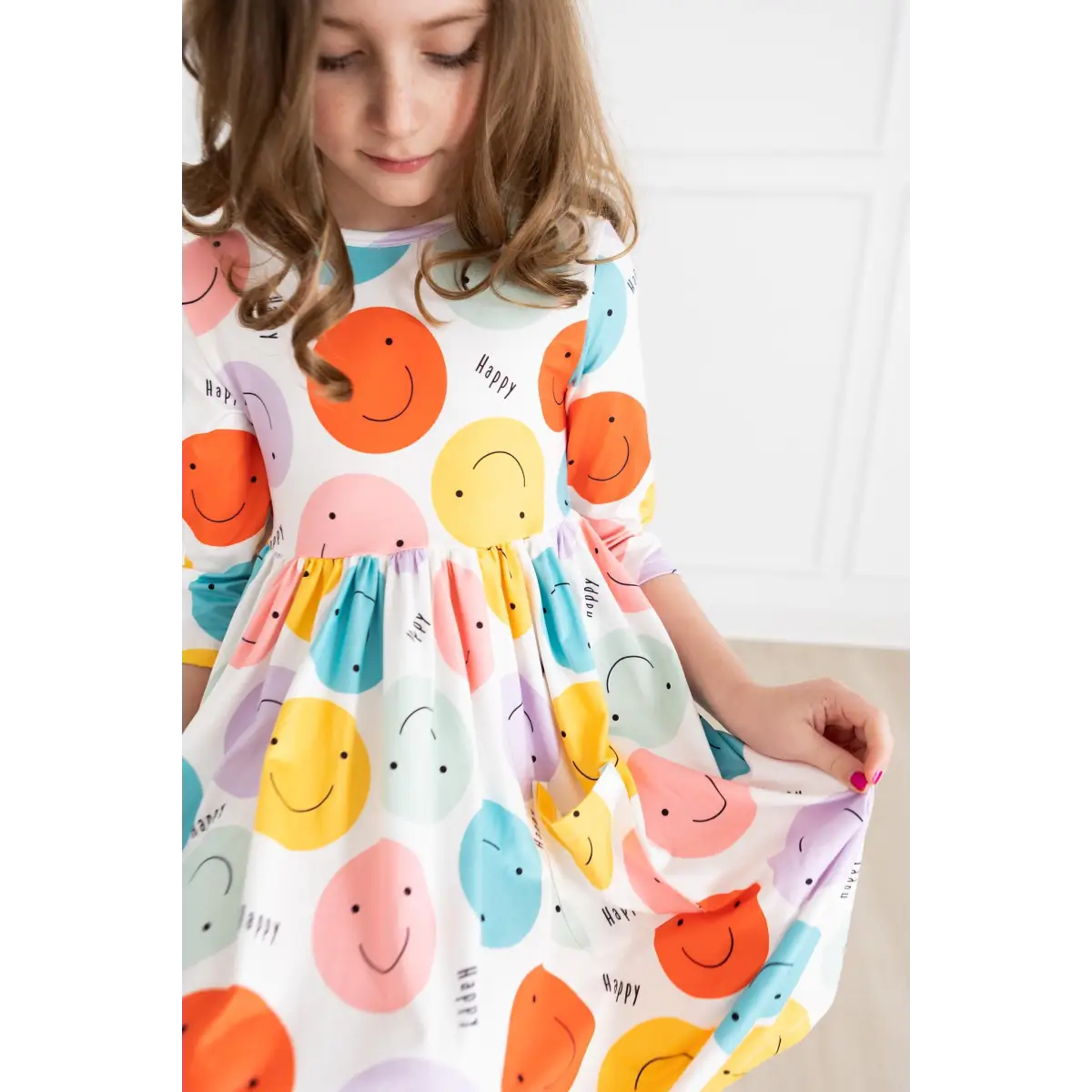 Pocket Twirl Dress - Happy Days Smiles - Mila & Rose ®