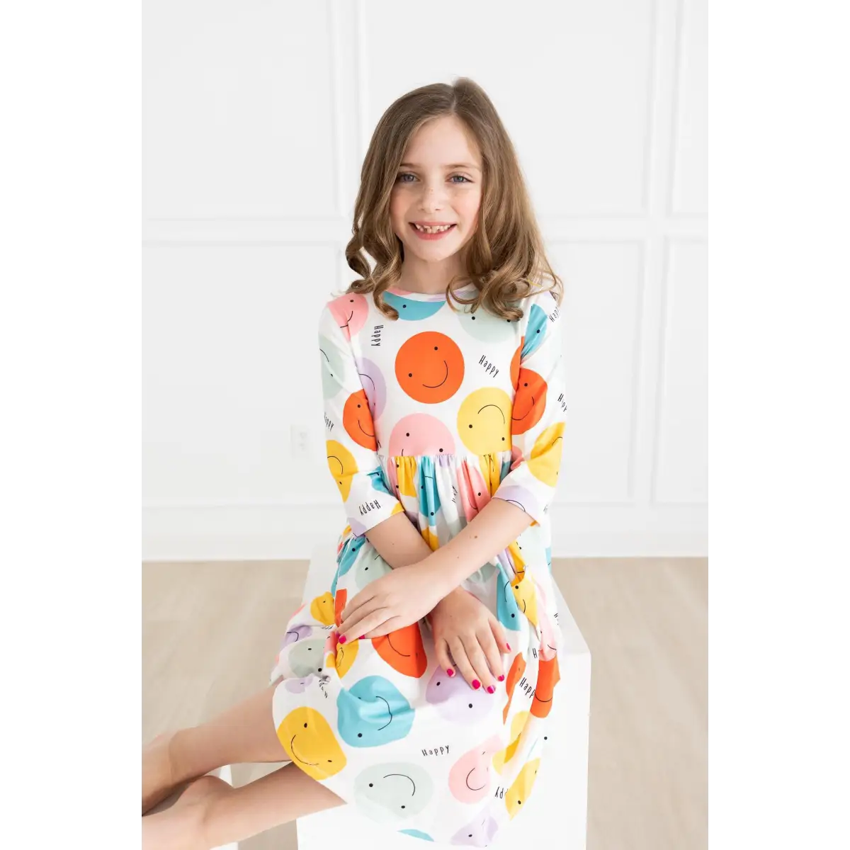 Pocket Twirl Dress - Happy Days Smiles - Mila & Rose ®