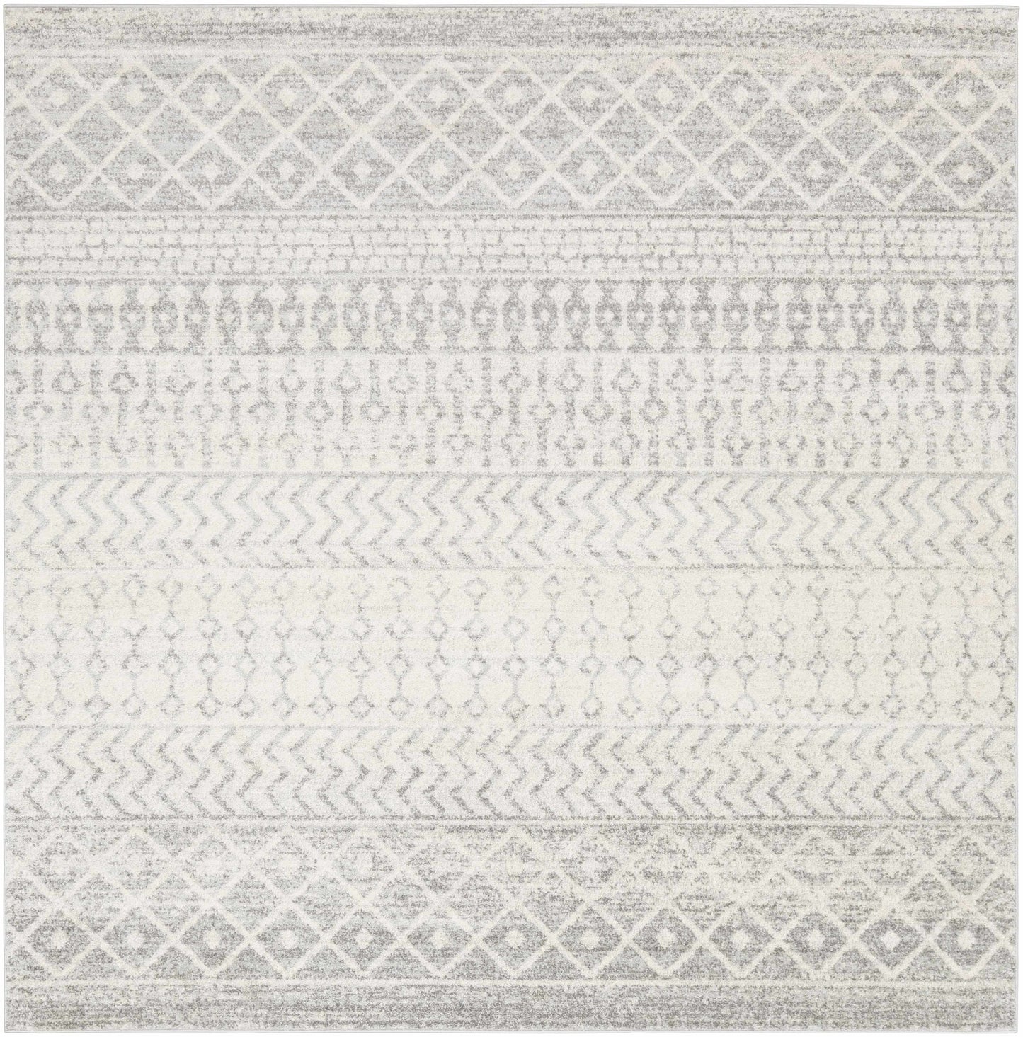 Constantin Gray Area Rug - 7’10’’ Square - Boutique Rugs