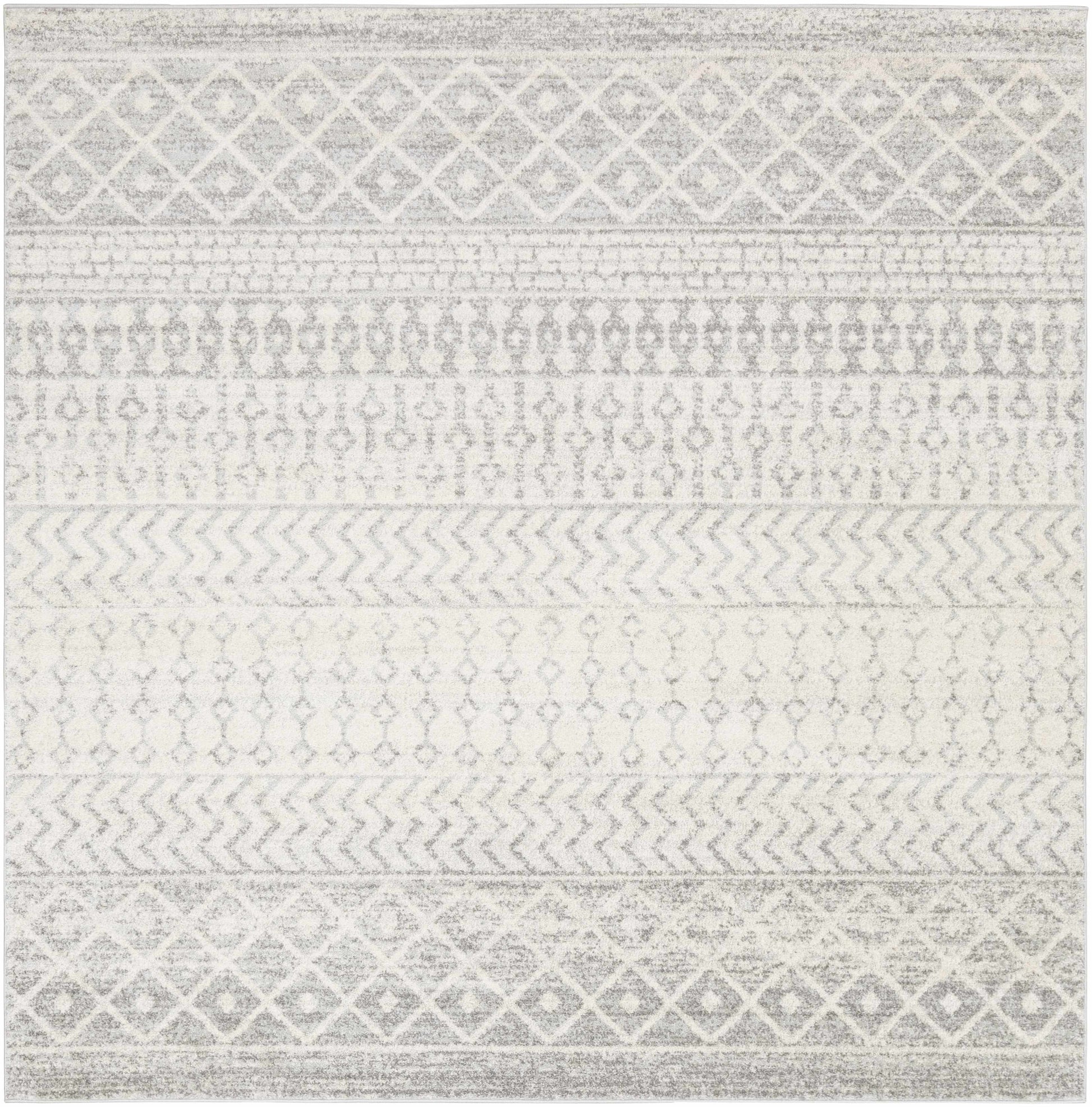 Constantin Gray Area Rug - 7’10’’ Square - Boutique Rugs