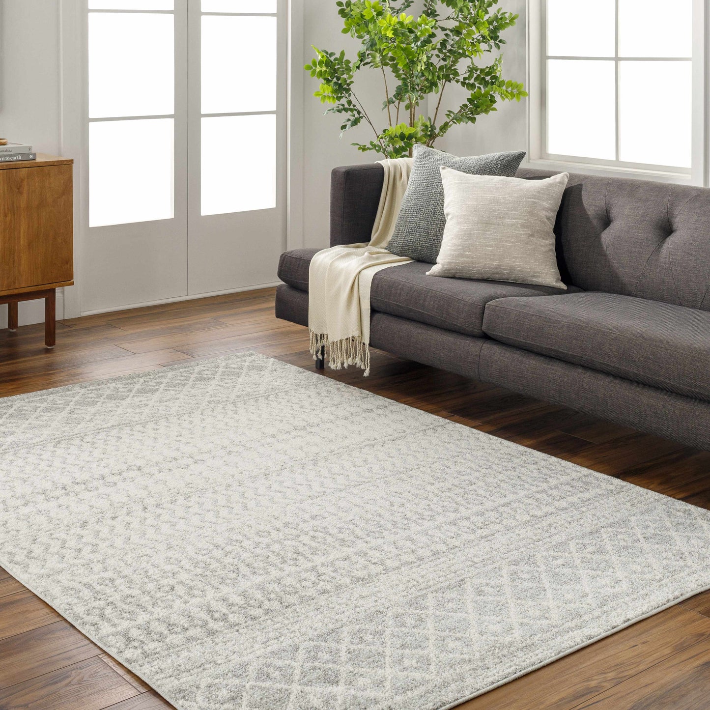 Constantin Gray Area Rug - Boutique Rugs