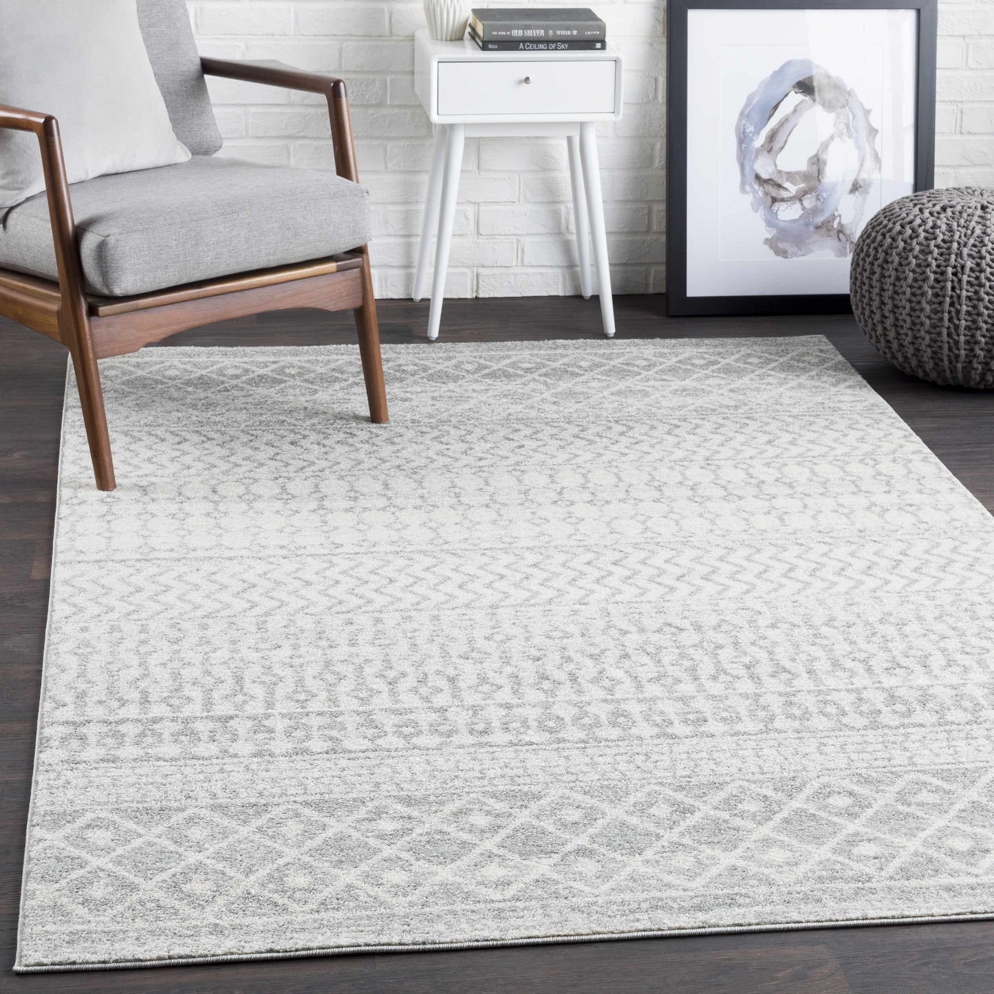 Constantin Gray Area Rug - Boutique Rugs
