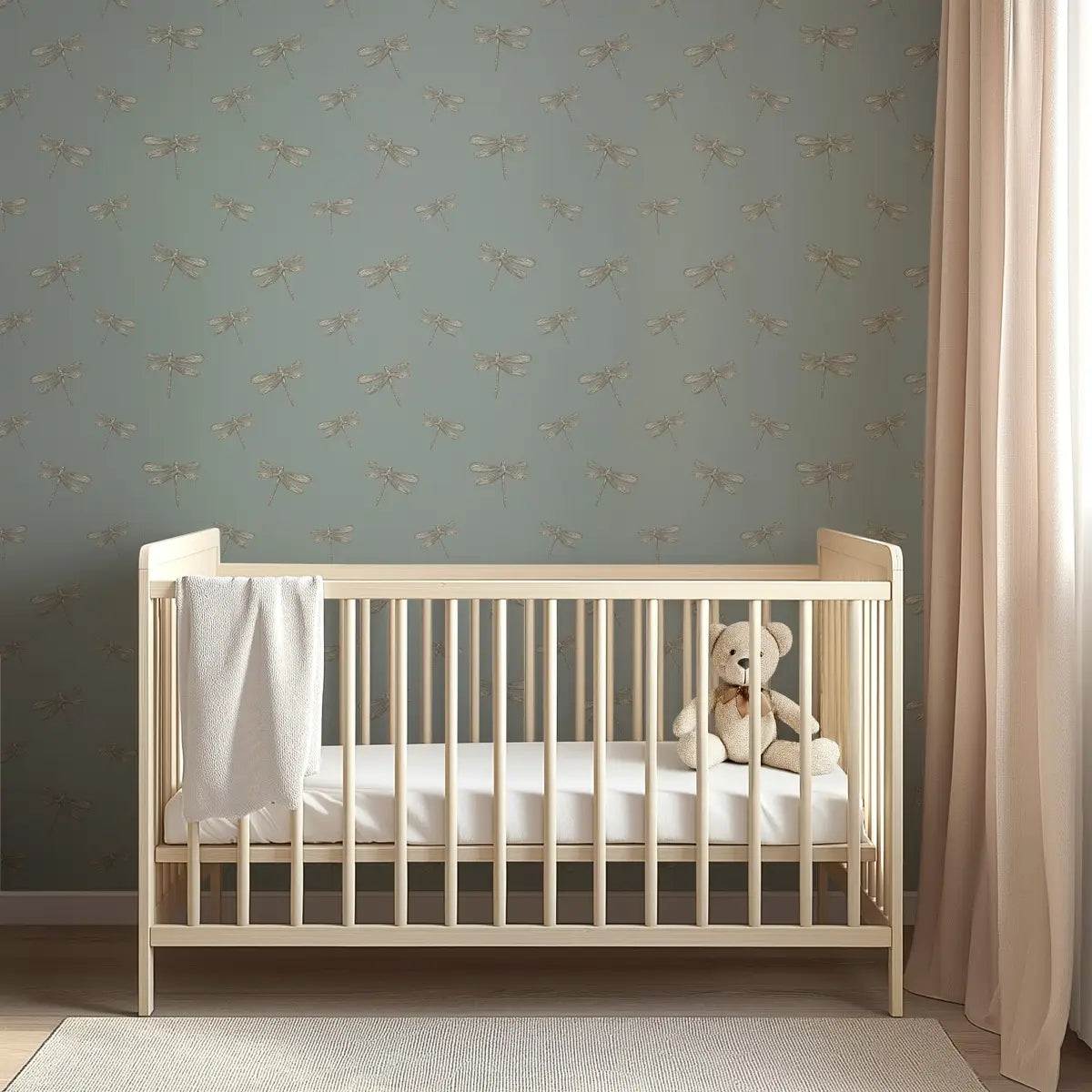 Harlan Wallpaper - Simple Dragonflies - by Melissa Dayton Art - Loomwell Home Goods